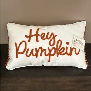 Hey Pumpkin throw pillow